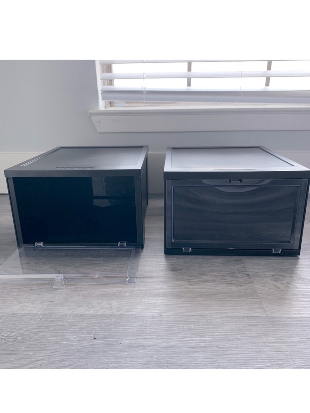 Container Store Shoe Storage Boxes - Stackable Organizer - 20 available